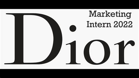 dior digital marketing intern|how to work at Dior.